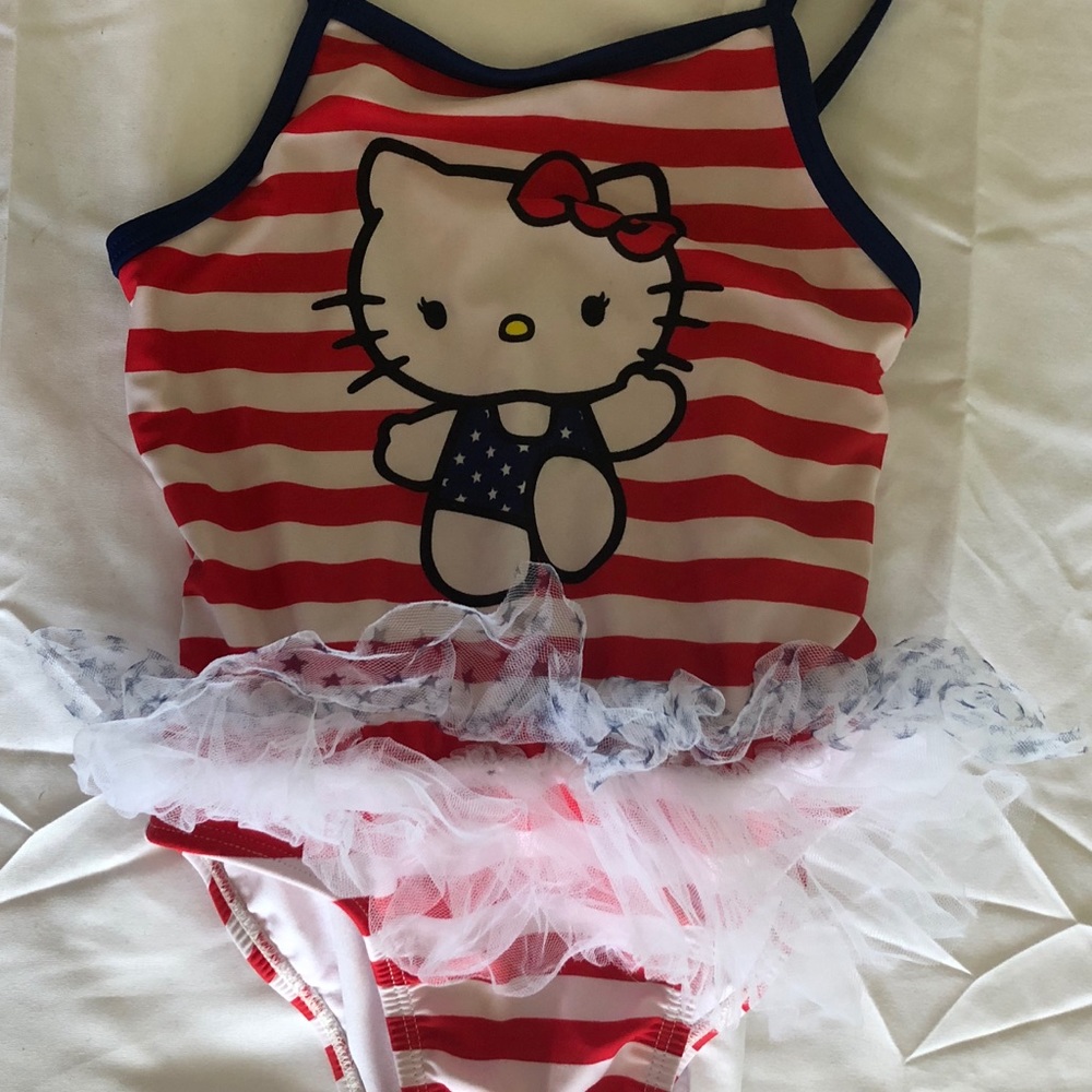 Hello kitty bathing suit.